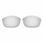 HKUCO Titanium Polarized Replacement Lenses for Oakley Flak Jacket Sunglasses